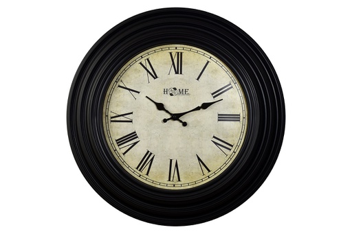 [CL169] 20" Black Plastic Wall Clock (6 pcs/ctn)