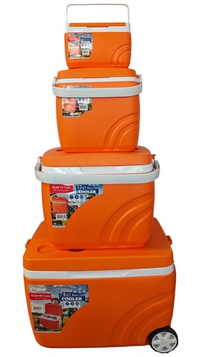 [7905] 74, 32, 8.5, 3.2QT Cooler Set with Top Handle (1set/ctn)