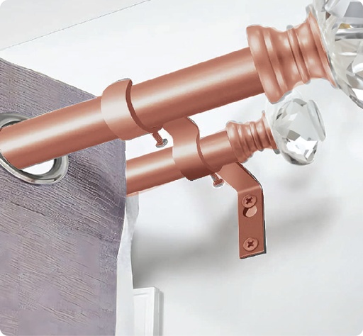 [WR05002] 2 PCS Double Brackets, Copper (36 sets/ctn)