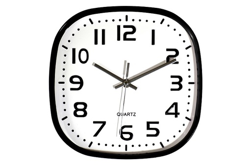 [CL348] 10" Square Plastic Wall Clock (6 pcs/ctn)
