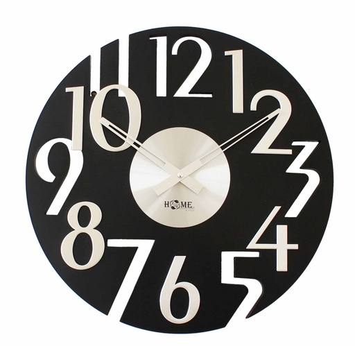 [CL666] 16" Black Decor Plastic Wall Clock (6 pcs/ctn)