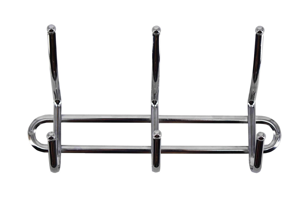 3 Hook Mountable Metal Hanger (24 pcs/ctn)
