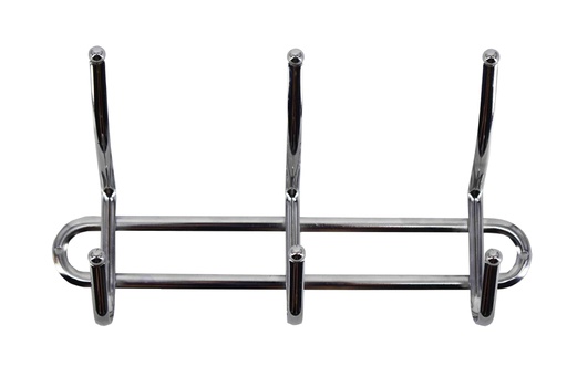 [18202-3] 3 Hook Mountable Metal Hanger (24 pcs/ctn)