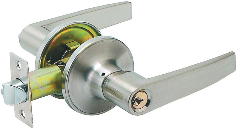 Tubular Lever Door Handle Lock and Key Set (12 sets/ctn)