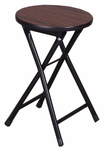 [FC2614-B] Mahogany Folding Chair with Black Coated Legs (12 pcs/ctn)