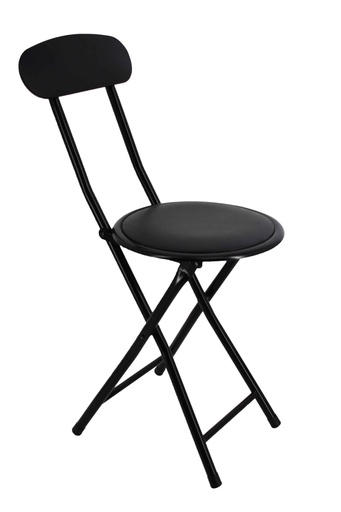 [FC2641-BK] Black Cushion Metal Folding Chair (10 pcs/ctn)
