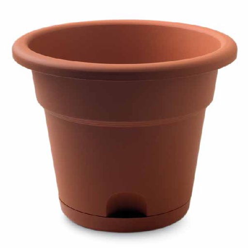 [FL0022] 8.7" Round Plastic Flower Pot (12 pcs/ctn)