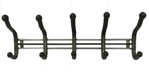 [18301-5] 5 Bronze Plated Mountable Clothes Hooks (12 pcs/ctn)