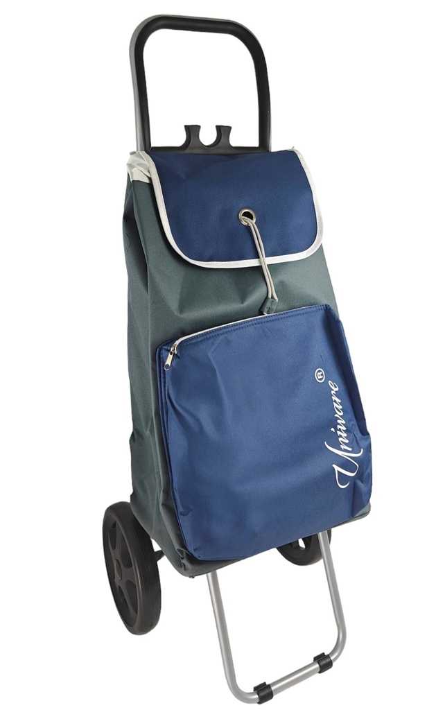 39" Navy Telescopic Handle Shopping Trolley (6 pcs/ctn)