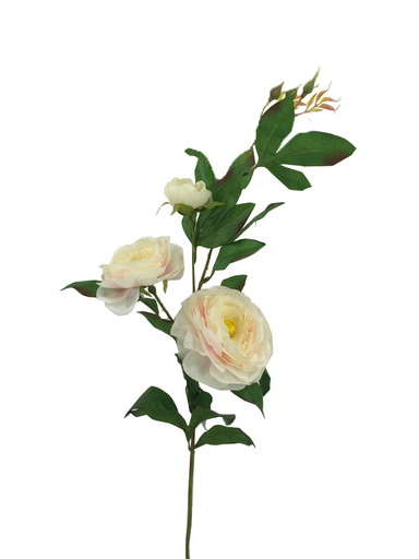 [FL6503-PP] Tearose with 3 heads stem 90 cm, Pink (240 pc/ctn)