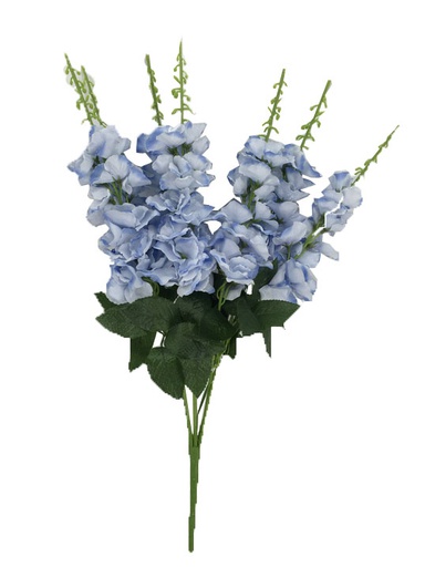 [FL6505-BB] 5 pc Blue Hydrangea Bouquet Set (36 sets/ctn)