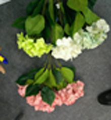 [FL6506] 5 pc Hydrangea Bush Set, 19"(48cm) (36 sets/ctn)