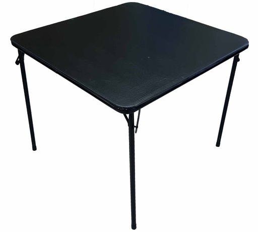 [FT0210] 33.5in x 33.5in Black Square Table (3 pcs/ctn)