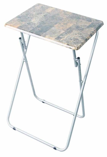 [FT2000M] Marble Folding Table with Silver Coated Legs (6 pcs/ctn)