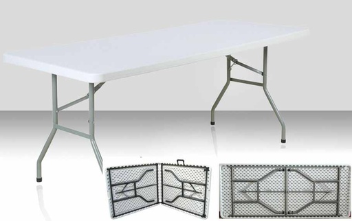 [FT2005] 6ft x 30in Polyethylene Rectangle Folding Table (1 pcs/ctn)