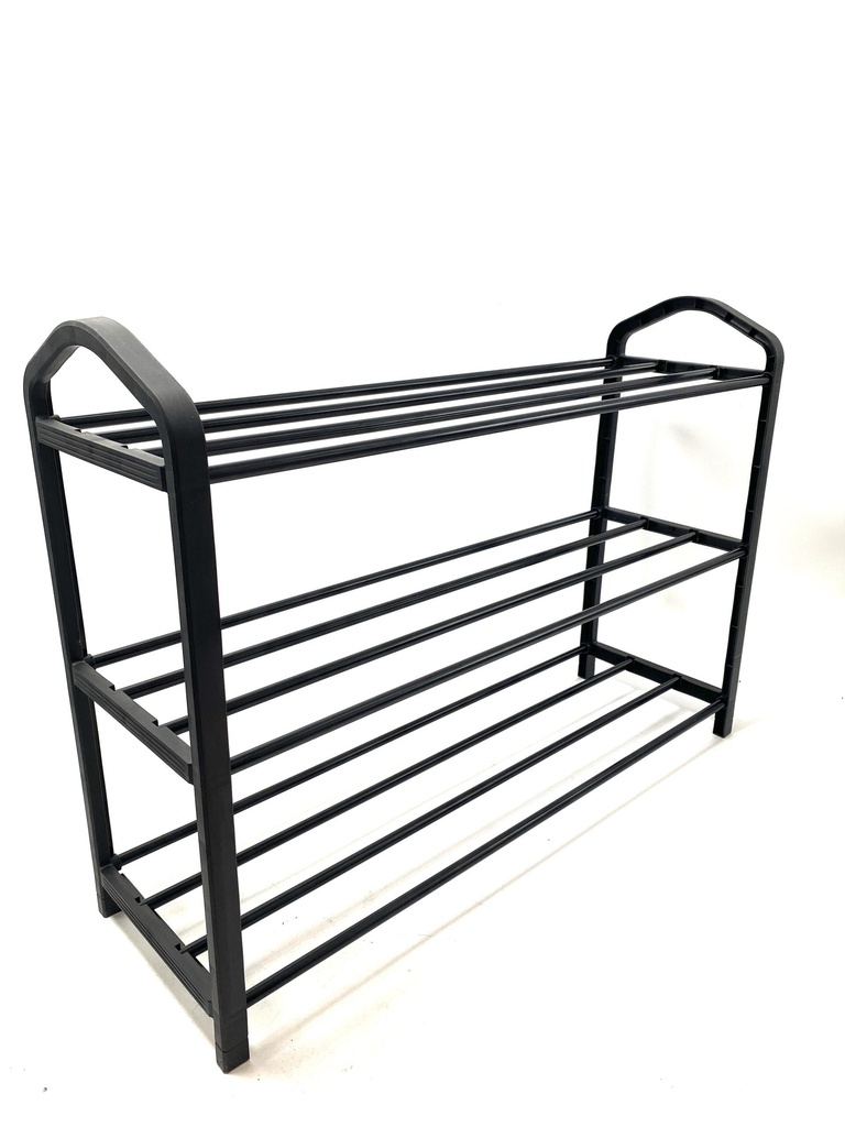 3 Layer Black Shoe Rack (1 pcs/ctn)