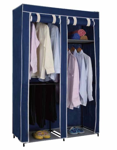 [FW2881] 43"x18"x66" Blue PEVA Clothes Roll Up Closet (6 pcs/ctn)