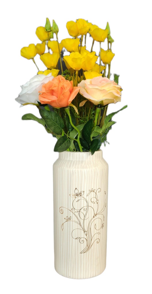10.5&quot; Porcelain Vase (16 pcs/ctn)