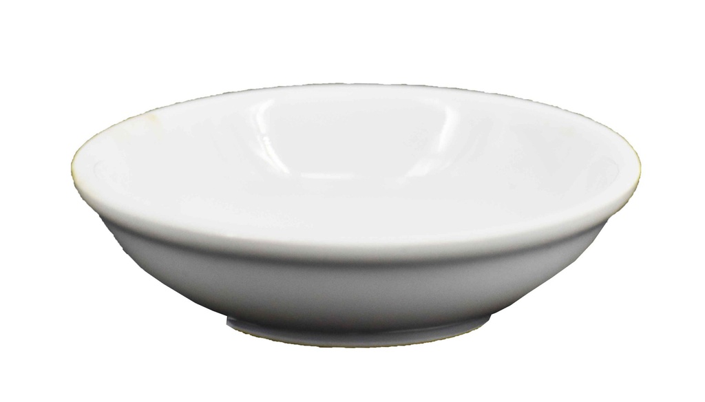 3&quot; White Ceramic Sauce Plate (48 pcs/ctn)