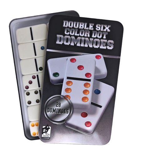 [HT12000] 28 Pc Dominos Set, Classic Style, Metal Box (24 box/ctn)