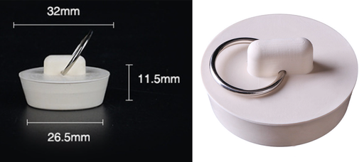 [HT7501] 1-1/8" to 1-1/4"Rubber Sink Stopper/Bath Tub Plug (120 pc/ctn)