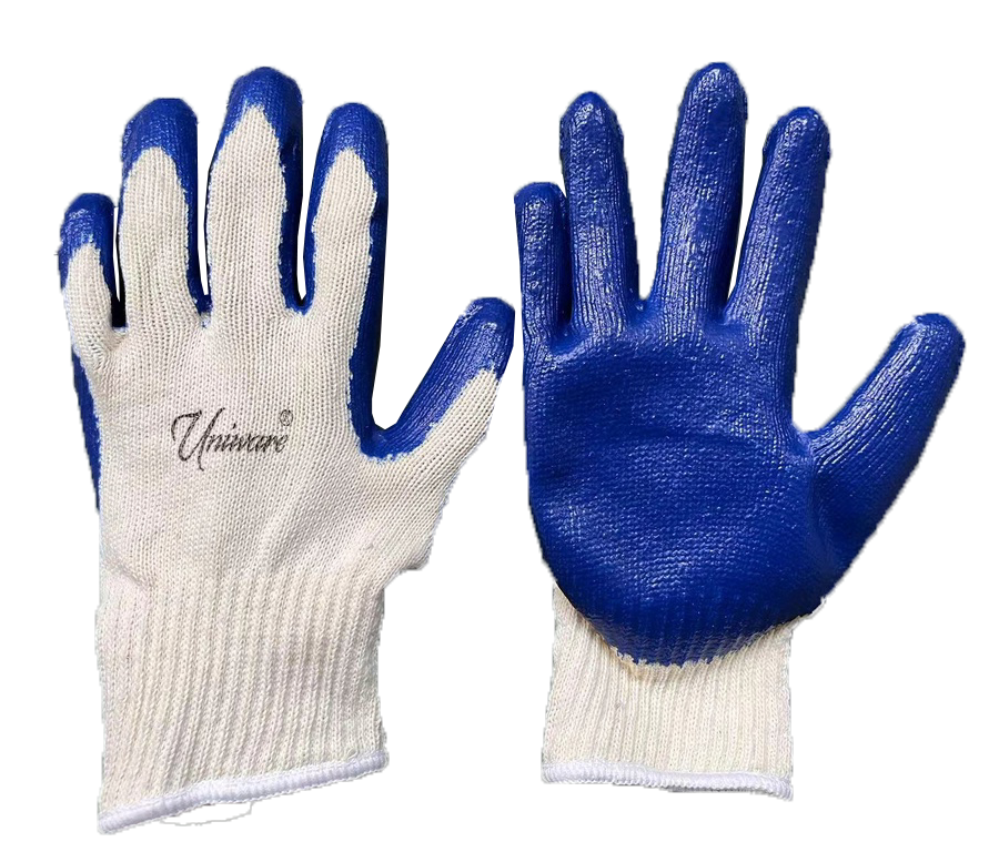70g Blue Latex Palm Coated Gloves (240 pair/ctn)