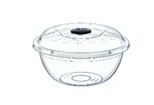 [P70047] 35 Liter Plastic Basin with Lid (6 pc/ctn)