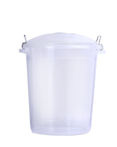 [P70053] 50 Liter Deep Round Plastic Box with Lid (6 pc/ctn)