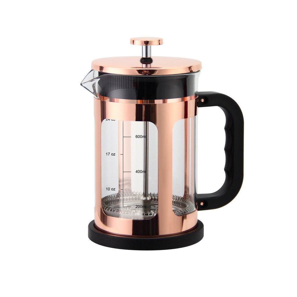 800ml S.S. French Coffee Press,Rose Gold(24 pc/ctn)