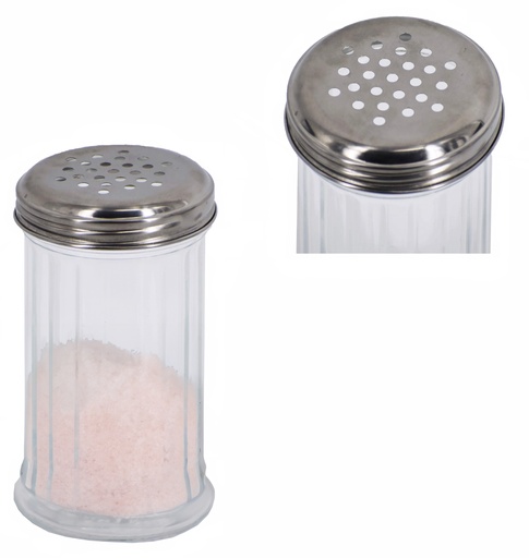 [GL1900W] 5.3" Spice Jar with Window Silver Lid (36 pcs/ctn)
