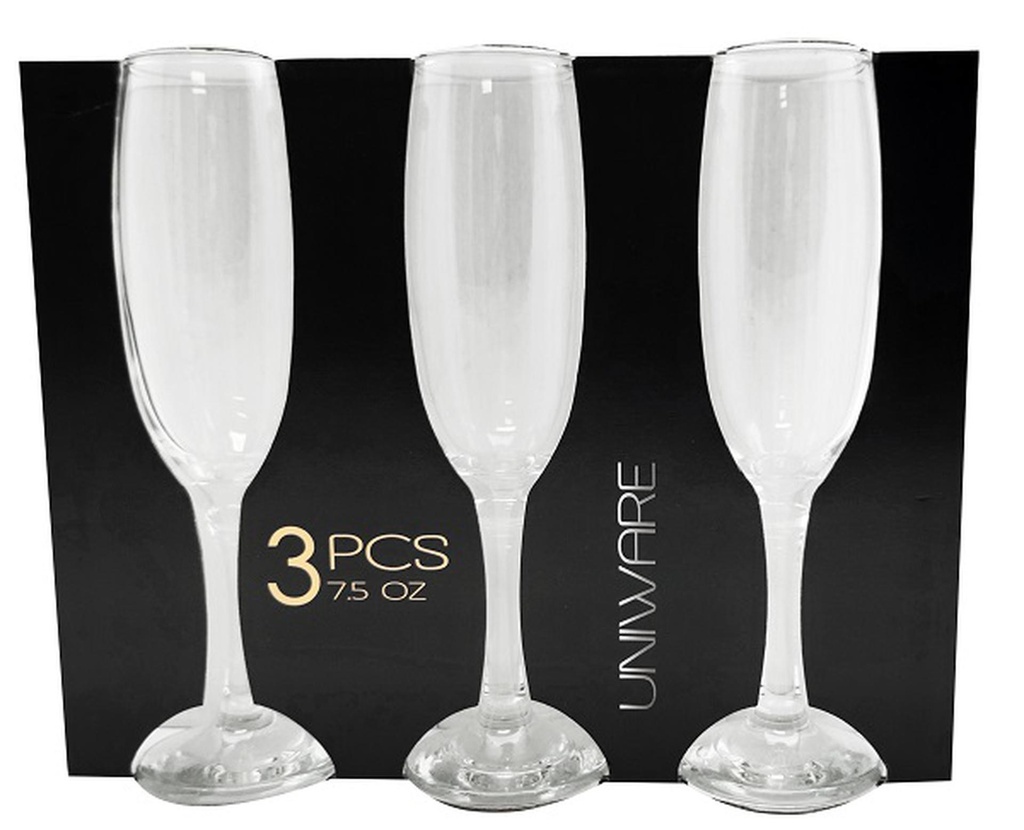 3 pc 7.5oz Champion Glass Set (4 sets/ctn)