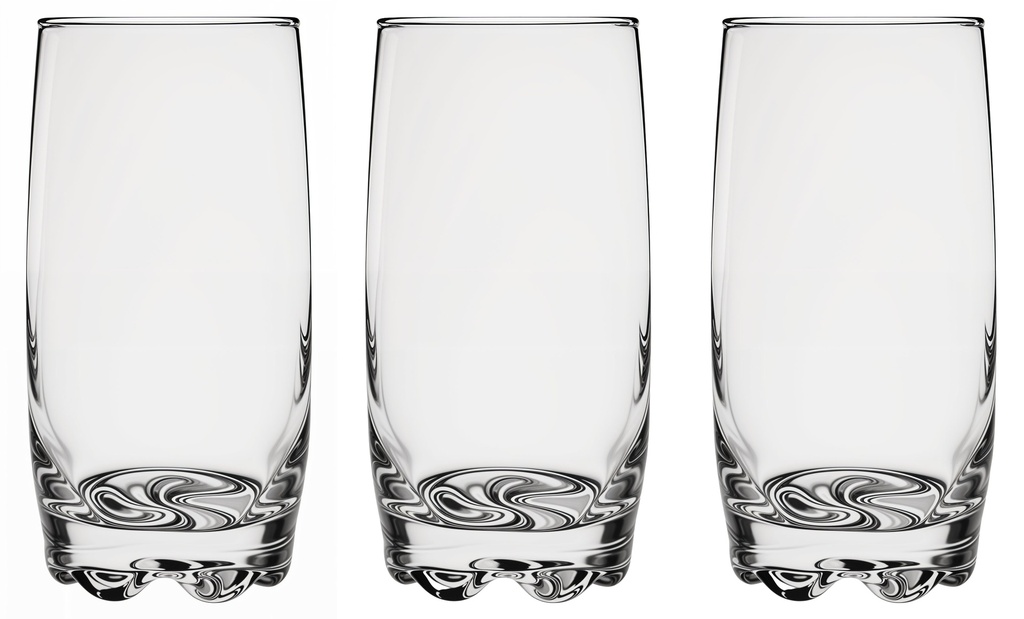 3 pc 13.25 oz(390ml) Glass Set (4 sets/ctn)