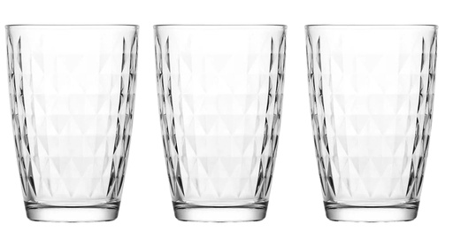 [GL5514] 3 pc 14oz(415ml) Water Glass Set (12 sets/ctn)