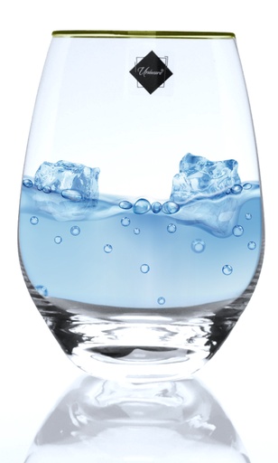 [GL8020] 20oz Gold Rim Glass Tumbler (24 pcs/ctn)