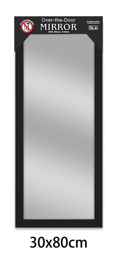 12"x31" Black Flat Mirror (6 pcs/ctn)