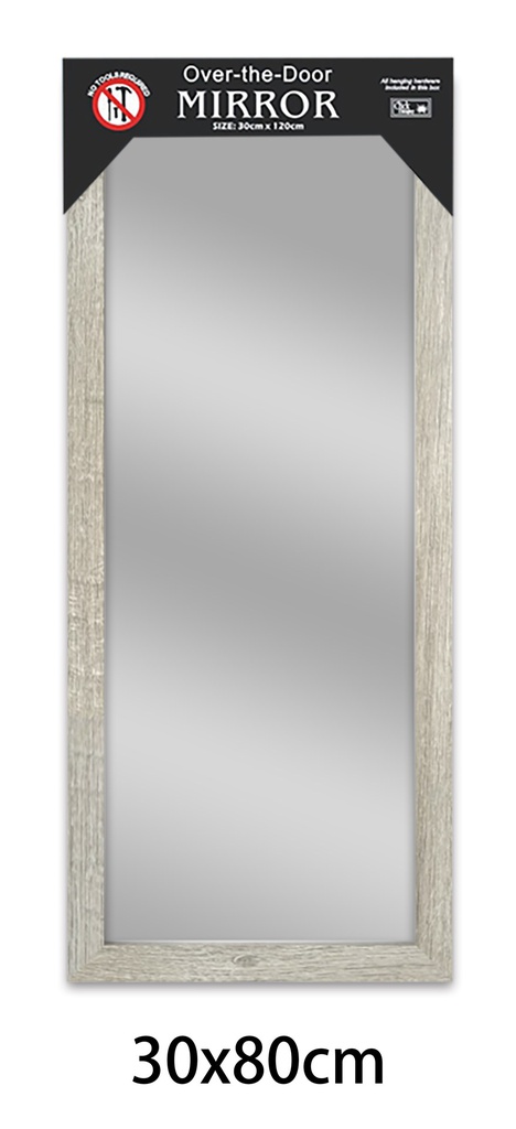12&quot;x31&quot; Gray Flat Mirror (6 pcs/ctn)