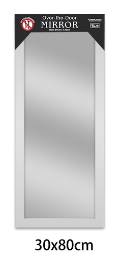 [H11232W] 12&quot;x31&quot; White Flat Mirror (6 pcs/ctn)