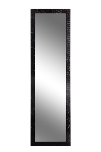 [H17017B] 12"x47" Black Over-Door-Mirror Plastic Frame (6 pcs/ctn)