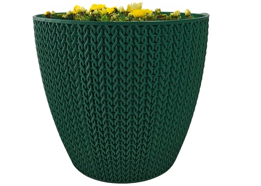 [FL0146GR] 5LT Flower Pot, Green (30 pc/ctn)
