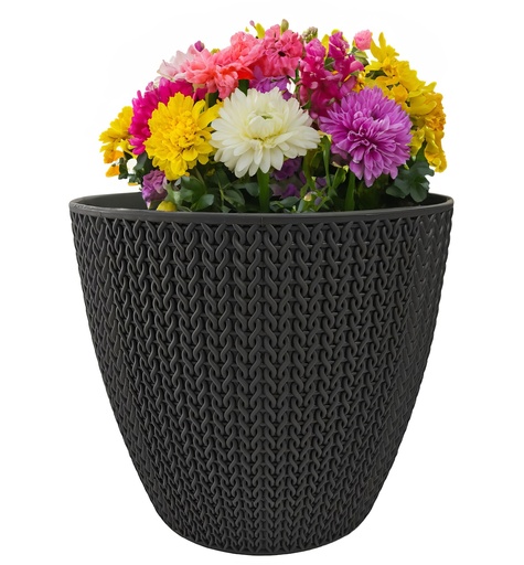 [FL0146GY] 5LT Flower Pot, Grey (30 pc/ctn)