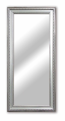 [H19901SL] 30"x64" Large Silver Over-the-Door Mirror (2 pcs/ctn)
