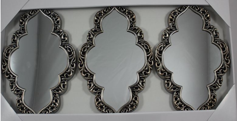 10"x14" 3 pc Sunflower Design Mirror Set (4 sets/ctn)