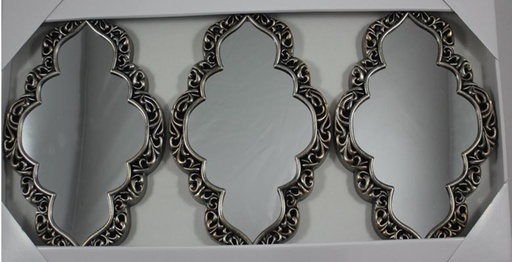 [H2400] 10"x14" 3 pc Sunflower Design Mirror Set (4 sets/ctn)