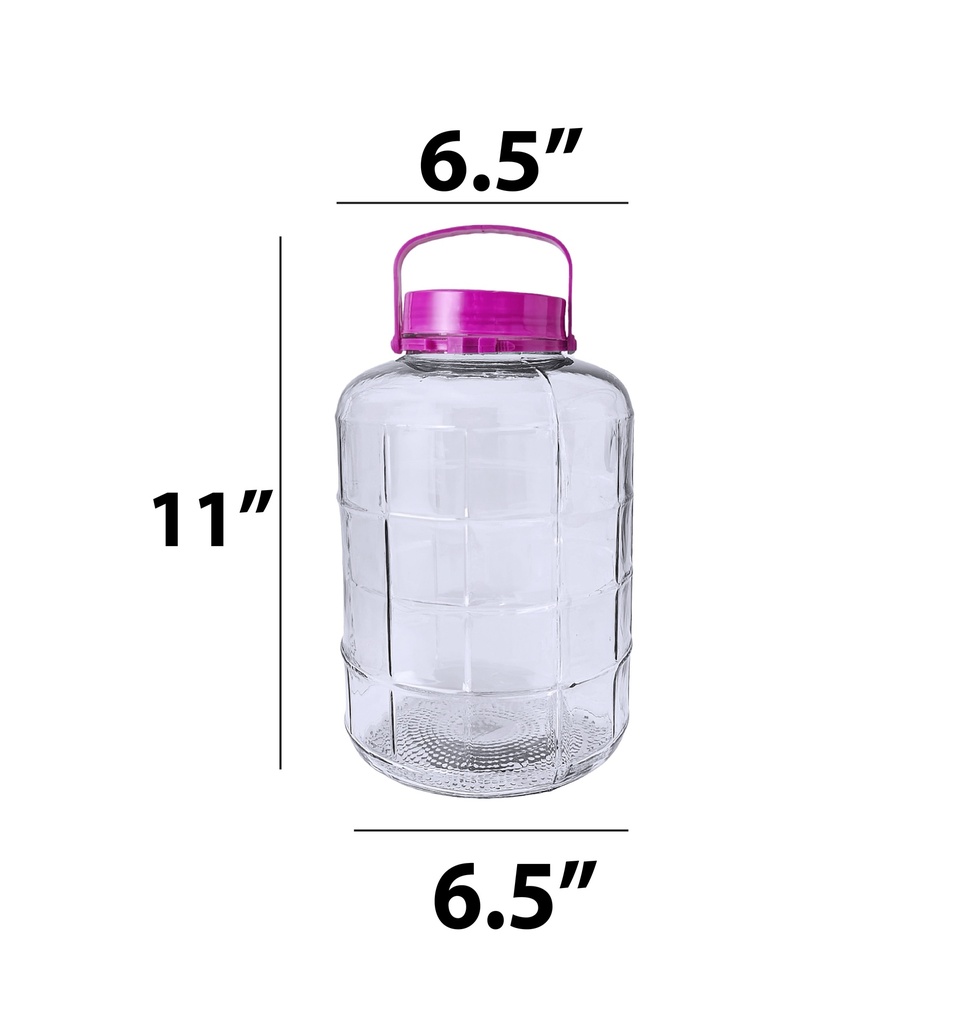 5 Liter Glass Storage Jar with PP Lid (6 pc/ctn)