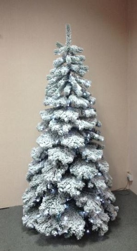 [HT6283] 7' LED Light Flocked Snow Christmas Tree (1 pcs/ctn)