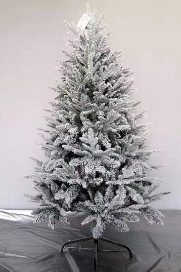 59&quot; Spruce Flocked Hinged Christmas Tree (1 pcs/ctn)