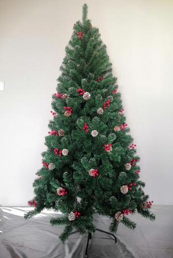 [HT6471] 71" Bullet Shpe Leaves Christmas Tree (1 pcs/ctn)
