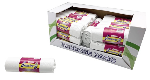 [HT9005] 25 pc 13 Gallon Garbage Bags (27 roll/ctn)