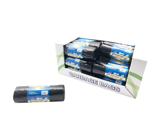 [HT9006] 10 pc 29 Gallon Garbage Bags, Black (18 roll/ctn)