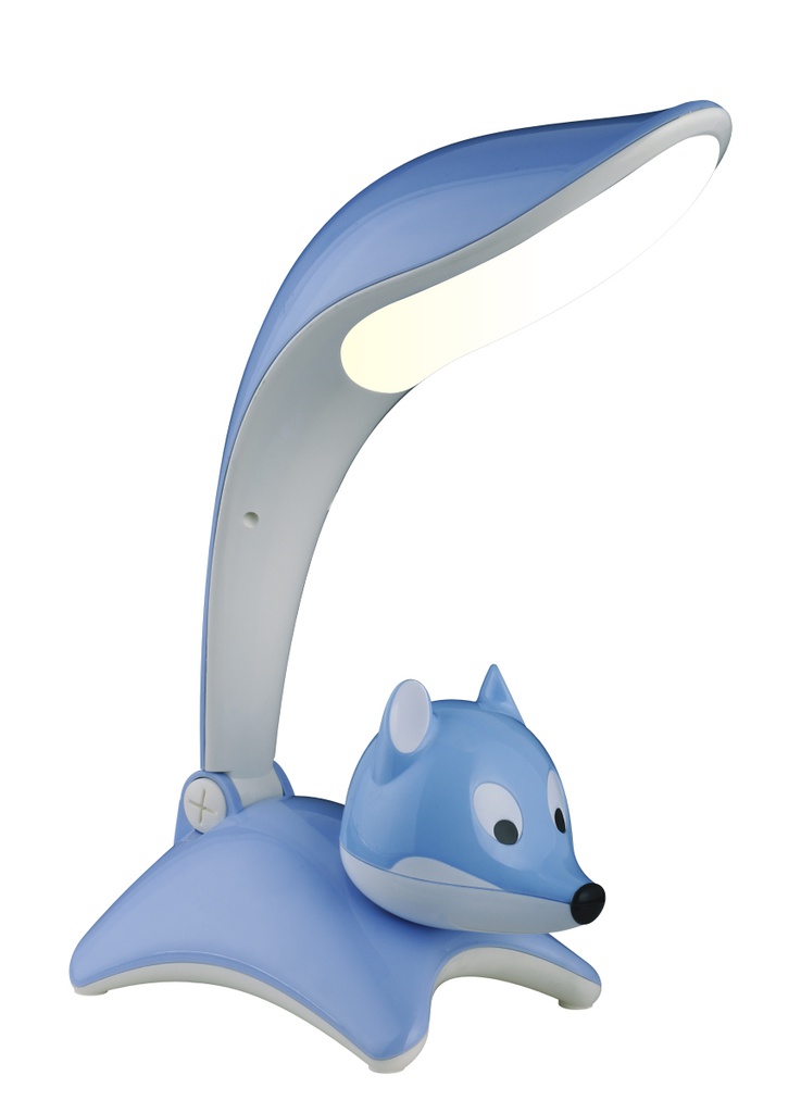 8 Watt Blue Fox Design LED Desk Lamp (6 pcs/ctn)